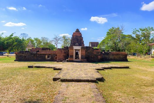 Prang Ku or Prasat Nong Ku(Nong Ku Castle) in Roi-et province,Thailand