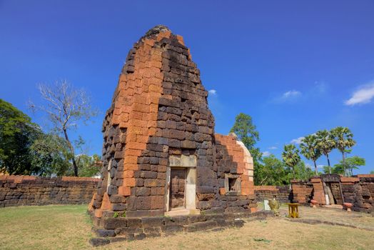 Prang Ku or Prasat Nong Ku(Nong Ku Castle) in Roi-et province,Thailand