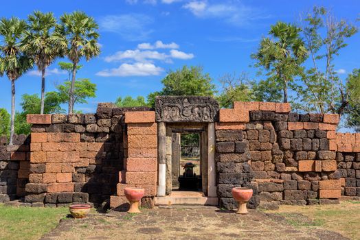 Prang Ku or Prasat Nong Ku(Nong Ku Castle) in Roi-et province,Thailand