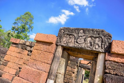 Prang Ku or Prasat Nong Ku(Nong Ku Castle) in Roi-et province,Thailand