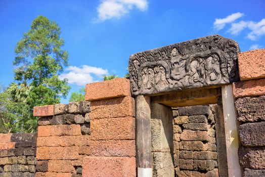 Prang Ku or Prasat Nong Ku(Nong Ku Castle) in Roi-et province,Thailand