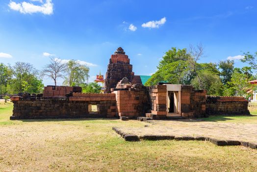 Prang Ku or Prasat Nong Ku(Nong Ku Castle) in Roi-et province,Thailand