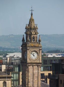 Albert Memorial Clock (aka Albert Clock) tower in Belfast, UK