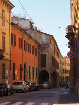 View of the old city centre in Bologna, Italy