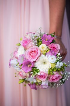 pink flower rose tulip nosegay wedding floral romance. High quality photo blossom valentine