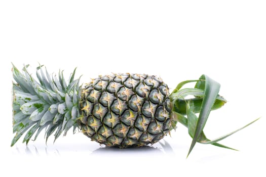 Fruit pineapple on a white background