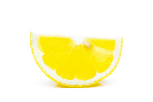 Lemon refreshing on a white background