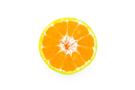 Shogun oranges fruit on a white background