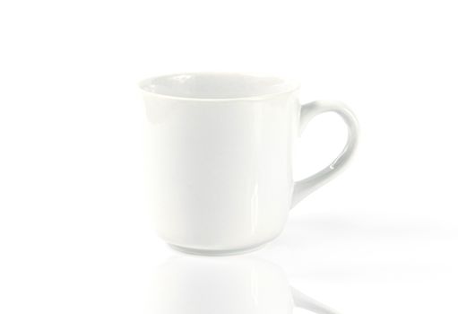 Coffee cup hot drink On a white background