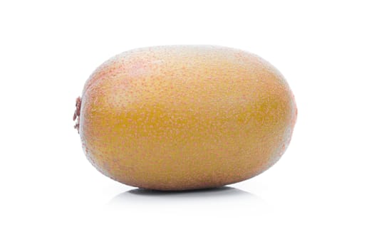 Golden kiwi fruit on a white background