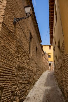 Toledo narrow street in Castile La Mancha, Spain