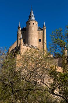 The famous Alcazar castle of Segovia, Castilla y Leon, Spain