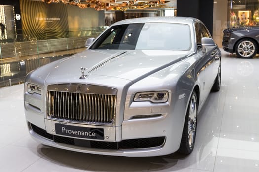Bangkok Thailand:- June 28, 2020:- Rolls-Royce car show at show room for sales at Bangkok Thailand