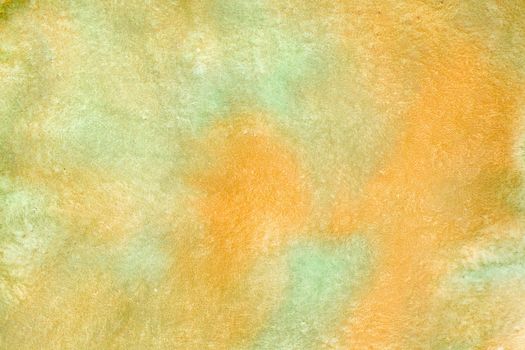 Watercolour pastel texture effect background of green yellow colors