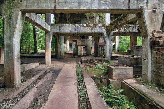 Sauersack - former the tin mine Rolava in Ore Mountains, Czech Republic