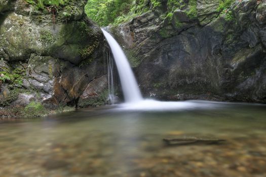 Nyznerov waterfalls on the Siver brook, Czech Republic