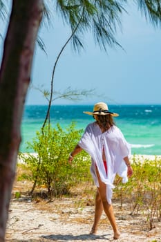 Beautiful Woman at the beach in Thailand