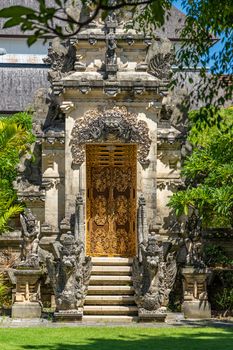 Temple entrance in Bali Indonesia
