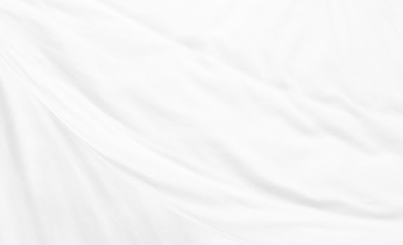 White cloth abstract background with smooth waves