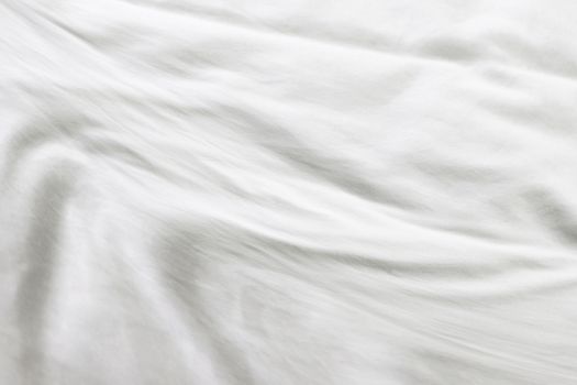 White cloth abstract background with smooth waves