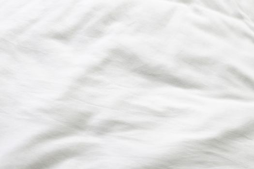 White cloth abstract background with smooth waves