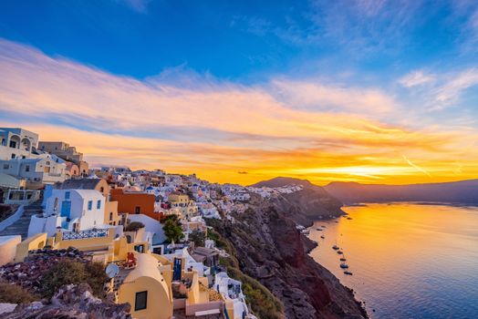 Sunrise in Oia Santorini Greece