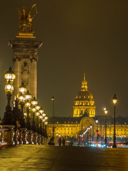 Bridge Alexandre III in Paris France