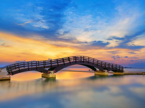 Bridge in Lefkas town Greece