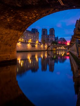 Cathedral Notre Dame de Paris in France