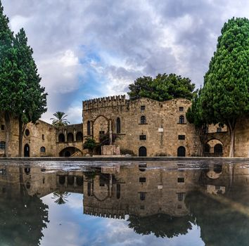  Medieval street in the old town of Rhodes Greece