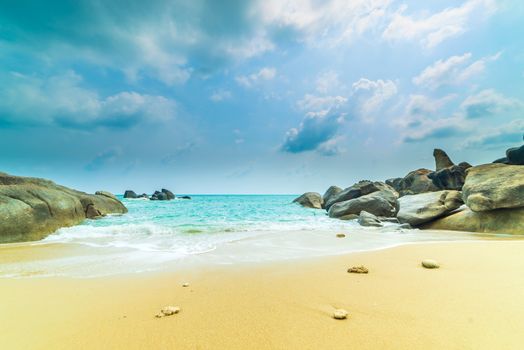 The Rock Hin Ta and Hin Yai from Thailand Island of Koh Samui.