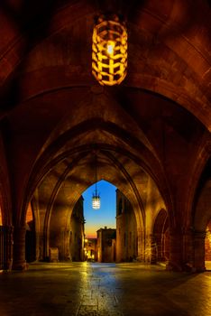 streets of the Knights in the old town of Rhodes Greece