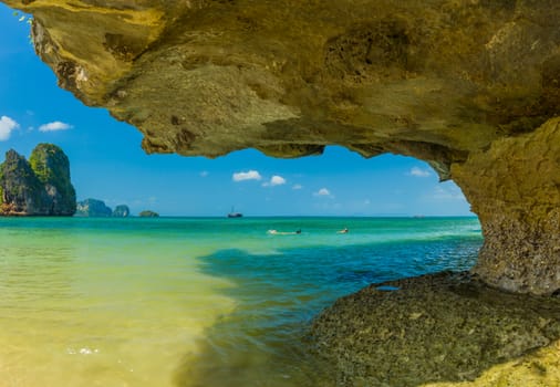 Railay West beach in Ao Nang, Krabi province, Thailand