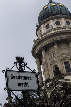 Berlin, Germany, February 2013: Gendarmenmarkt in Berlin