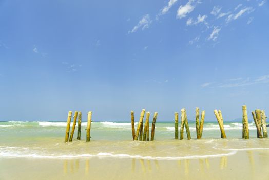 The beach in Hoi An Vietnam