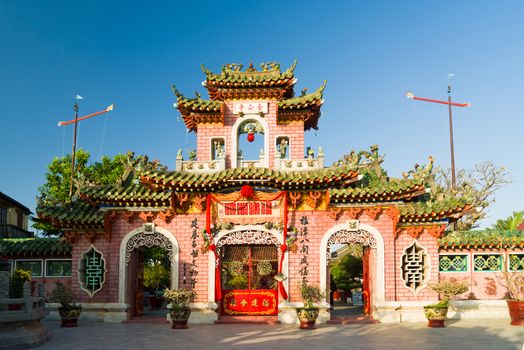 Gate of Phuc Kien Assembly Hall, Hoi An, Vietnam