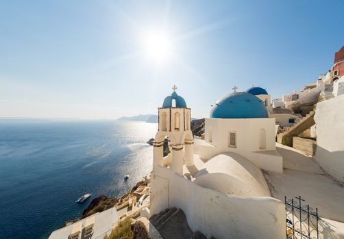 Church of Oia in Santorini island Greece

