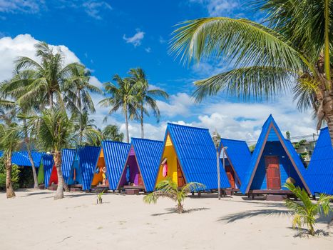 Tropical resort on the beach in Koh Samui, Thailand