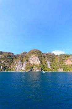 Beautiful bay of Koh Phi Phi island at day time, Thailand