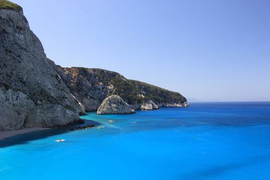 Lefkada porto Katsiki beach Greece