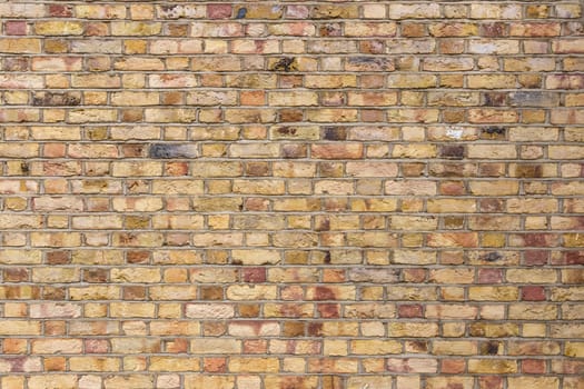 A newly built brick wall background