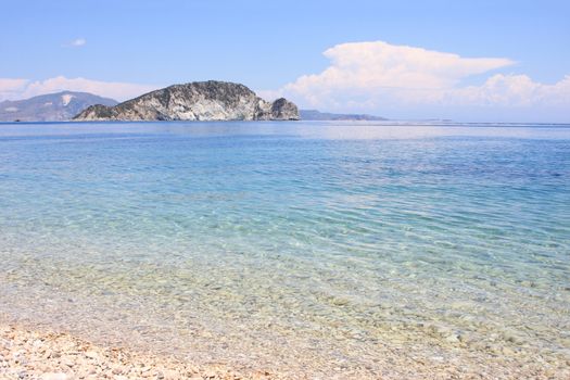 Beautiful beach in Greece - Marathonisi island Zakynthos