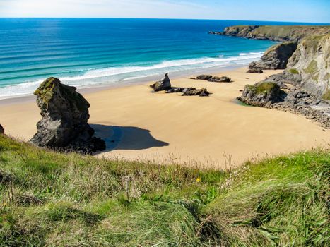 Bedruthan Steps, Cornwall, England