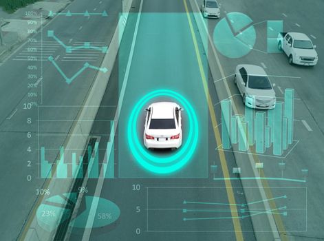 Smart car for intelligent self driving of control and tracking with GPS