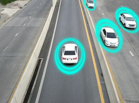 Smart car for intelligent self driving of control and tracking with GPS