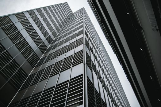 Buildings and tall and sky look at the top