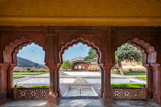 Amer Fort in Jaipur, Rajasthan, India. UNESCO world heritage.