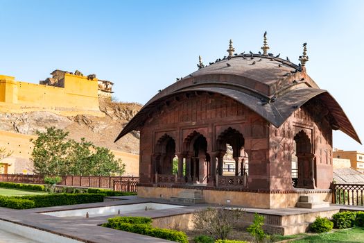 Amer Fort in Jaipur, Rajasthan, India. UNESCO world heritage.