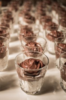 chocolate dessert catering service buffet wedding event sweet food. High quality photo