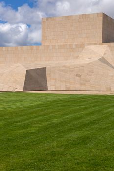 Congress Center of Avila outside the Medieval Walls. The old city and its churches were declared a World Heritage site by UNESCO